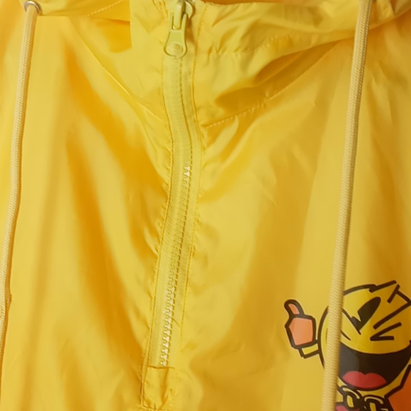PAC-MAN HOODIE/WINDBREAKER JACKET MENS SIZE L - Picture 6 of 16